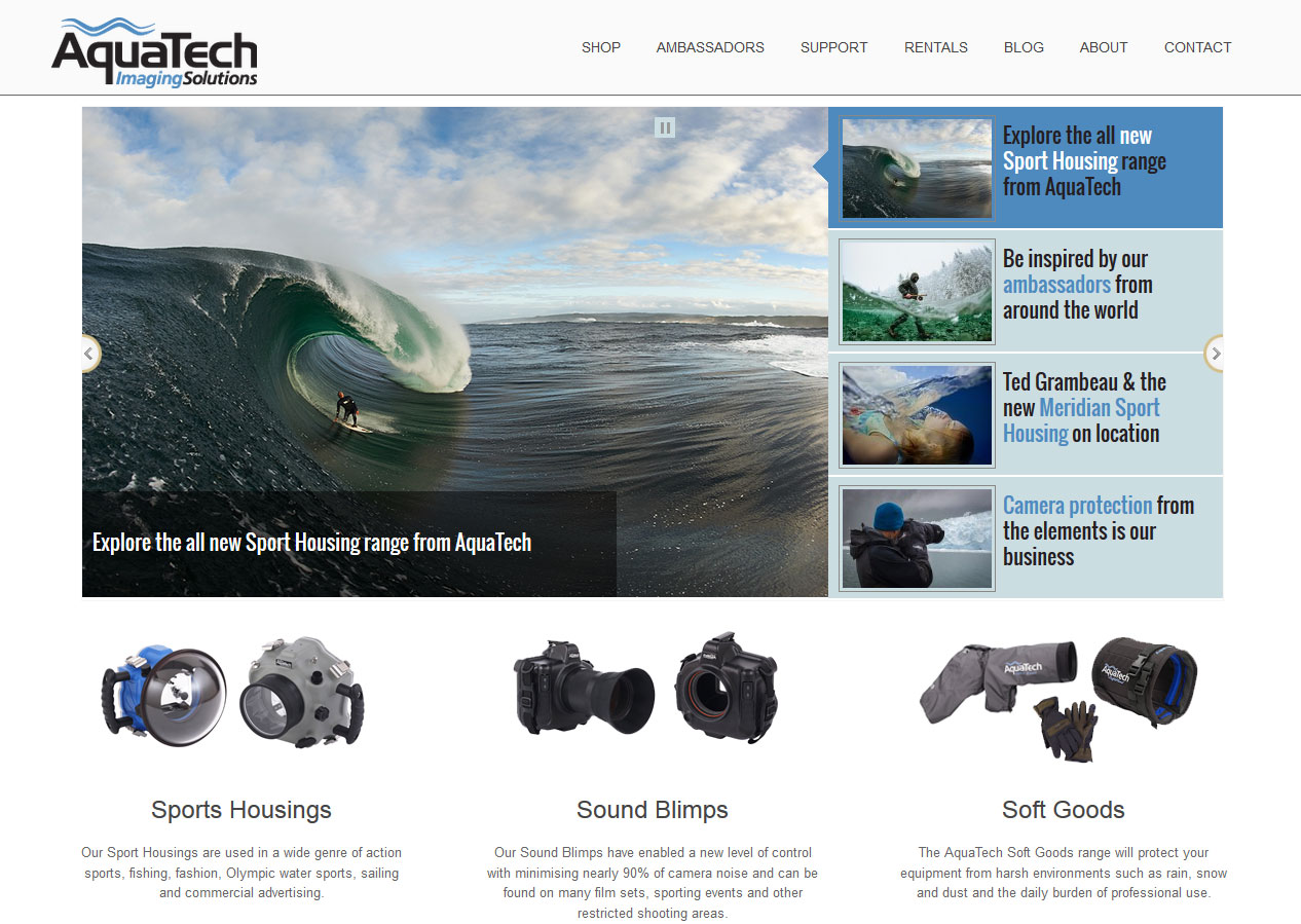 New Aquatech Website