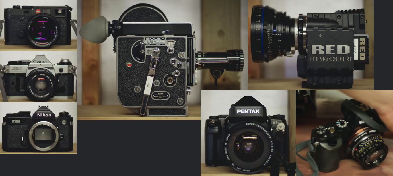 John John Florence's favourite cameras from the film View From a Blue Moon, he uses them in his water housing