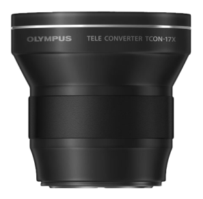 The Olympus teleconverter adds 1.7 times the reach to your telephoto zoom lens
