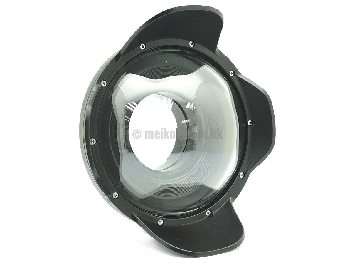 Meikon dome port for mirrorless camera water housing